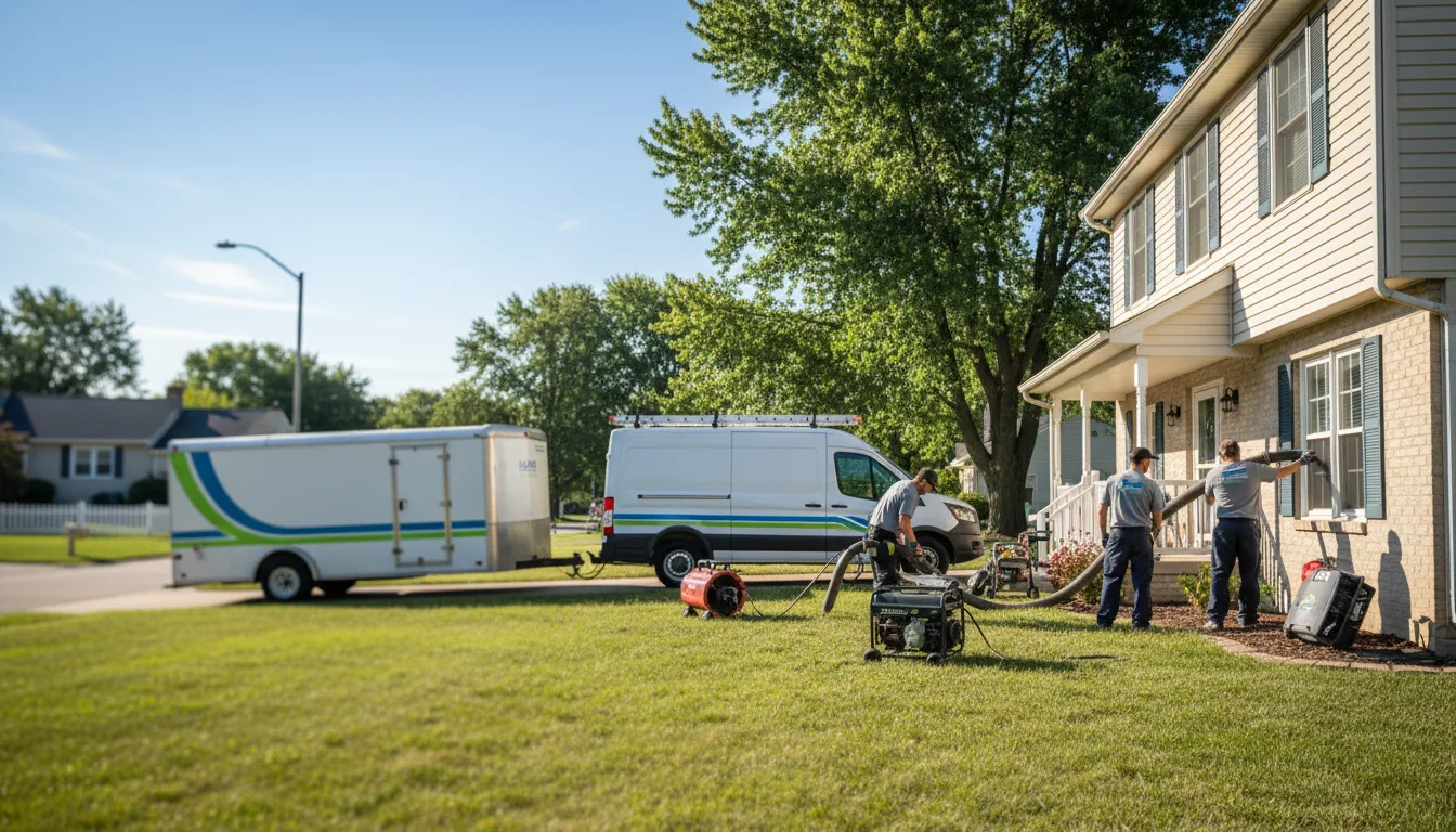 Flooded Basement Restoration And Cleanup With Repair in East Meredith, NY near me